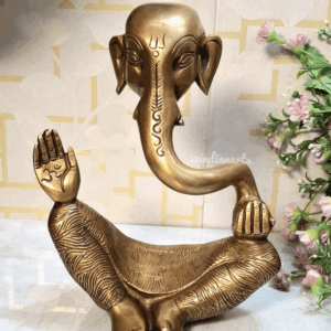 Brass Stunning Piece of Art-Lord Ganesha
