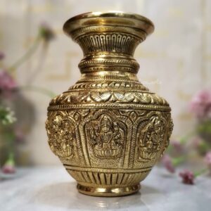 Brass Astlaxmi Kalash