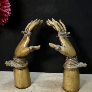 Brass Antique Look Beautiful Women Hands Set
