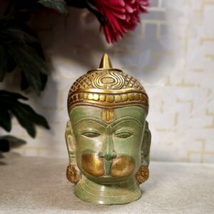 Brass Hanuman Head