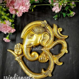Brass Beautiful Wall hanging Ganesha in OM