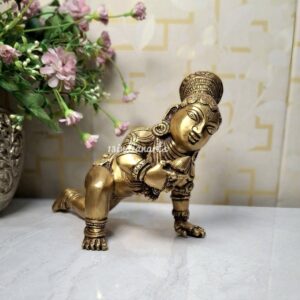 Brass Baal Gopal Krishna handcrafted in Premium Quality
