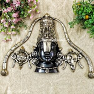 Magnificent Tirupati Balaji Brass Wall Hanging-Known as Lord Venkateshwara