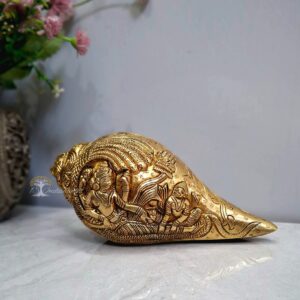 Brass Premium Quality Vishnu Shankh.