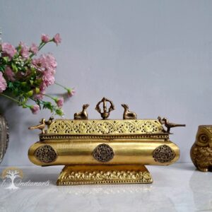 Brass Traditional Tibetan look Incense Burner(dhoopdaan)