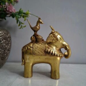 Vintage handcrafted Elephant inspired Ink pot-Collection Piece