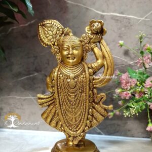 Brass Divine Idol of Lord Shrinath -Premium Quality