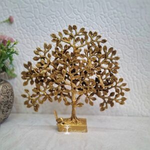 Brass Premium Quality Table Top KalpaVariksha Tree.