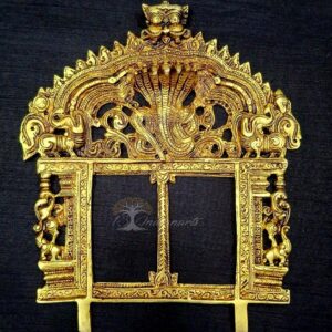 Brass Kirti Mukha Parbhawali(Wall Frame) For Home Decor