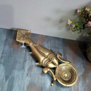 Brass Handcrafted Premium Quality Fish Shape Ritual Spoon🌸🌸