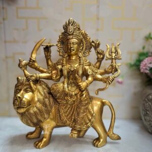 Brass Premium Quality Durga Idol.