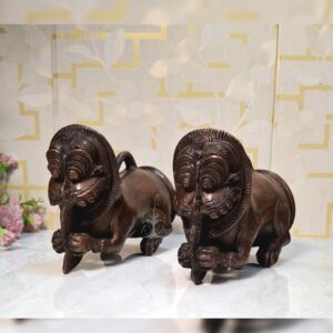 A Rare find: Copper finish Brass Yali_Palanquins Head