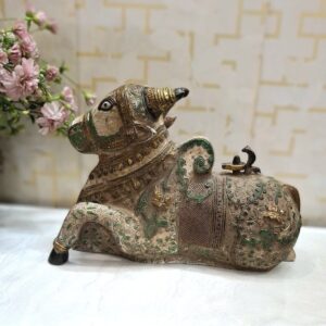 Brass Premium Quality Nandi Beautifully Crafted With Unique Antique Finish .