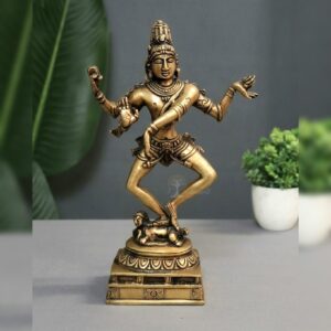 Brass Traditional Dancing Shiva( Natrajan) Idol For Home/ Gifting.