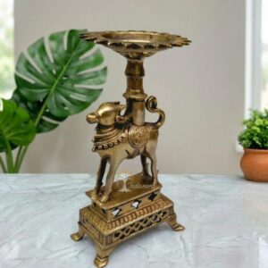 Brass Nandi Pooja Stand For Home/ Gifting